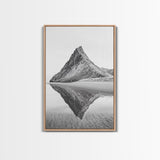 Mountain Mirror Canvas Wall Art