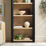 Modern Wood Open Bookshelf