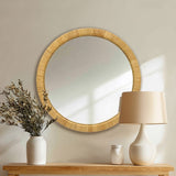 Nova Natural Rattan Wall Mirror