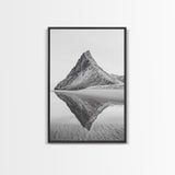 Mountain Mirror Canvas Wall Art