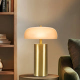 Nilo Table Lamp with Opaque Glass Shade