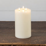 3 Wick 3D Flameless Candle - Choose 9" ot 11"