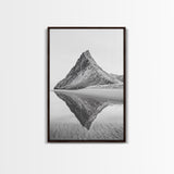 Mountain Mirror Canvas Wall Art