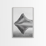 Mountain Mirror Canvas Wall Art