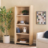 Modern Wood Open Bookshelf