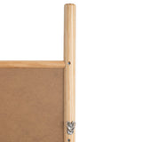 71" Natural Solid Wood Full Length Leaning Mirror