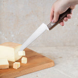 Professional Serving Cheese Knife - Walnut Handle