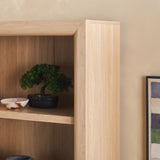 Modern Wood Open Bookshelf
