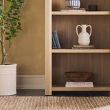 Modern Wood Open Bookshelf