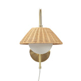 Laguna Rattan Weave Shade Wall Sconce