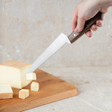 Professional Serving Cheese Knife - Walnut Handle