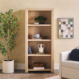 Modern Wood Open Bookshelf