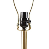 Verla Tapered Faux Wood Dimmable Floor Lamp