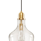 Auburn Bell Shaped Hanging Glass Pendant Light