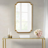 Adelaide Gold Scalloped Wood Wall Mirror