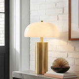 Nilo Table Lamp with Opaque Glass Shade