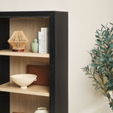 Modern Wood Open Bookshelf