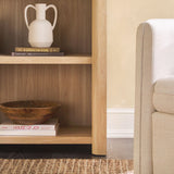 Modern Wood Open Bookshelf