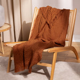 Abel Waffle Throw Pecan