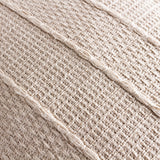 Caliche Textured Tasselled Cushion Natural
