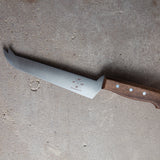 Professional Serving Cheese Knife - Walnut Handle