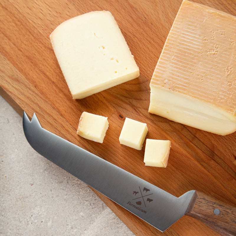 Professional Serving Cheese Knife - Walnut Handle