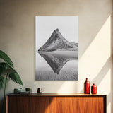 Mountain Mirror Canvas Wall Art