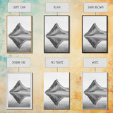 Mountain Mirror Canvas Wall Art