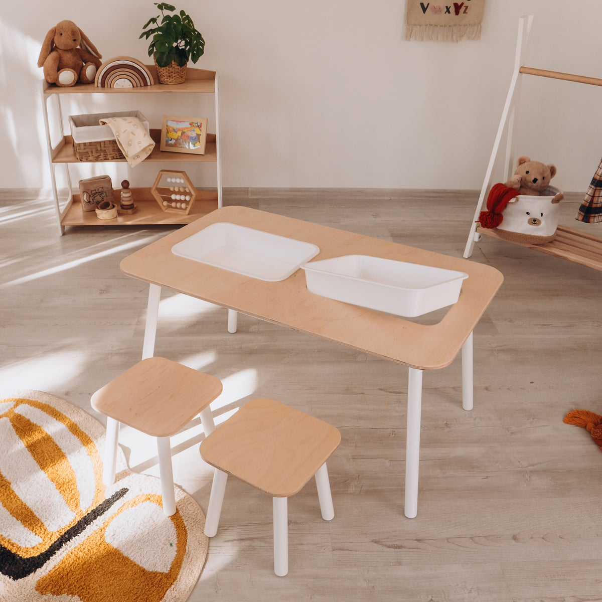 Montessori-Inspired Sensory Table Set