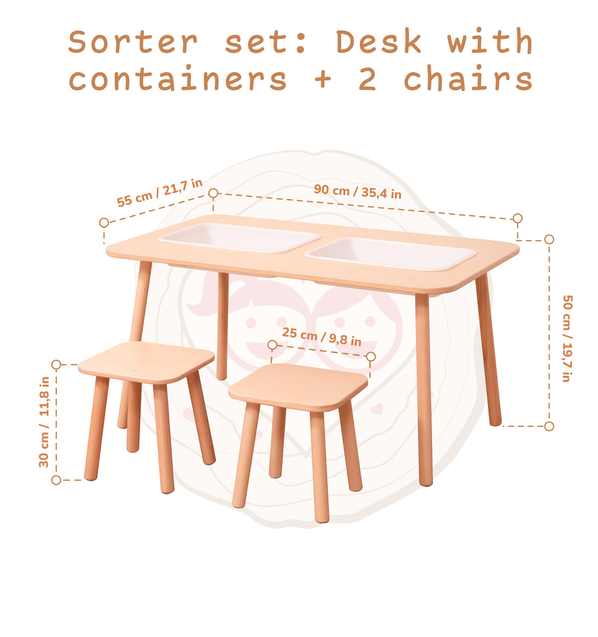 Montessori-Inspired Sensory Table Set