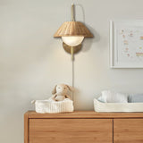 Laguna Rattan Weave Shade Wall Sconce
