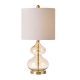 Ellipse Curved Gourd Glass Table Lamp Set