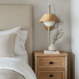 Laguna Rattan Weave Shade Wall Sconce