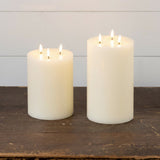 3 Wick 3D Flameless Candle - Choose 9" ot 11"