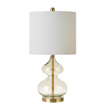 Ellipse Curved Gourd Glass Table Lamp Set