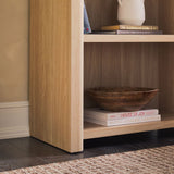 Modern Wood Open Bookshelf
