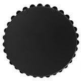 Marlowe 27" Medium Decorative Round Wall Mirror with Beaded Metal Frame