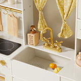 Play kitchen sink area